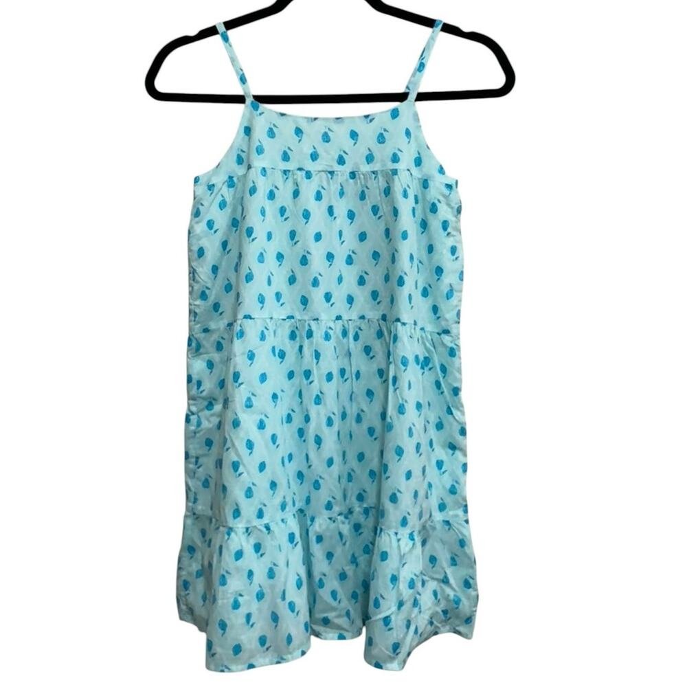 Gap Kids Blue Tiered‎ Sundress Girls Large Sleeveless Summer Dress